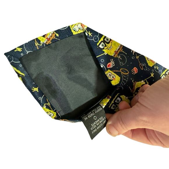 Nickelodeon SpongeBob SquarePants Bubbles Cartoon 2003 Novelty Necktie - Picture 4 of 7